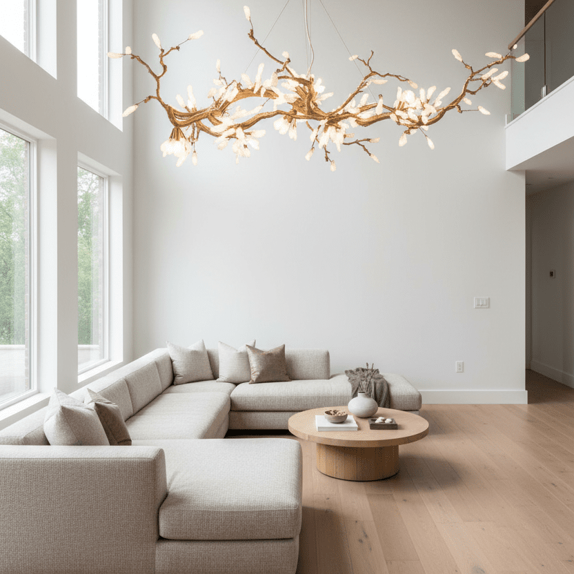 49" Champagne Gold Living Room