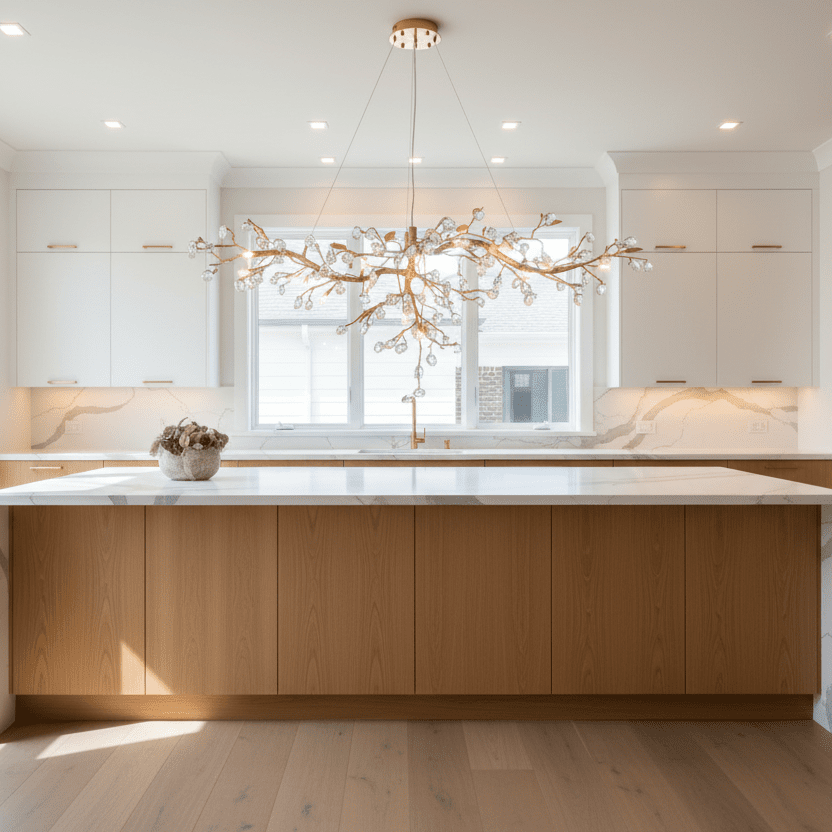 65" Champagne Gold - Two-Tone Kitchen