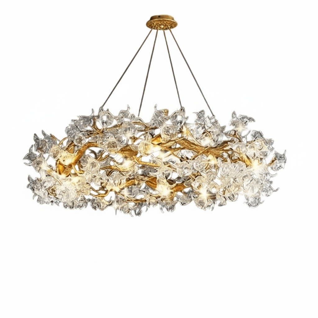 La Fleur Halo Petal Chandelier - Chandelier