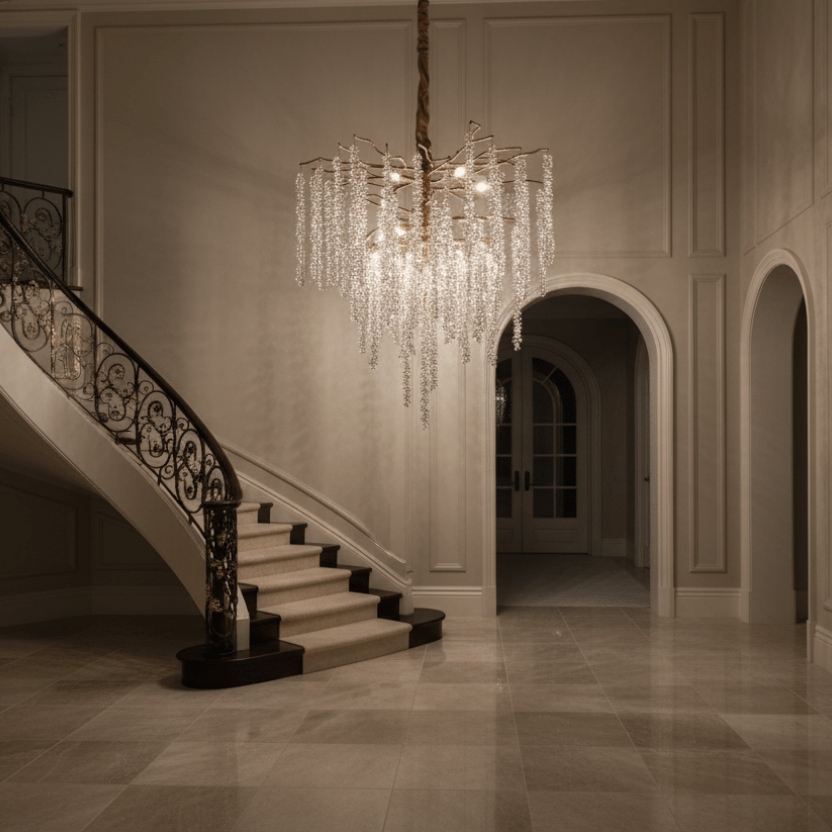 Catherine Crystal Branching Chandelier - Chandelier