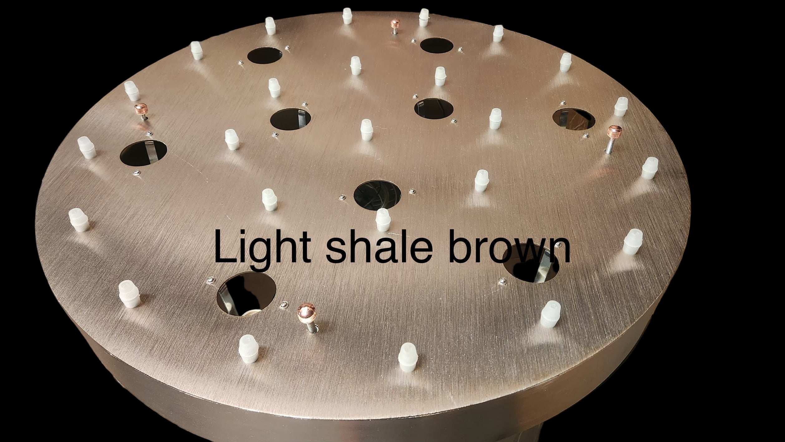 Shale light brown color