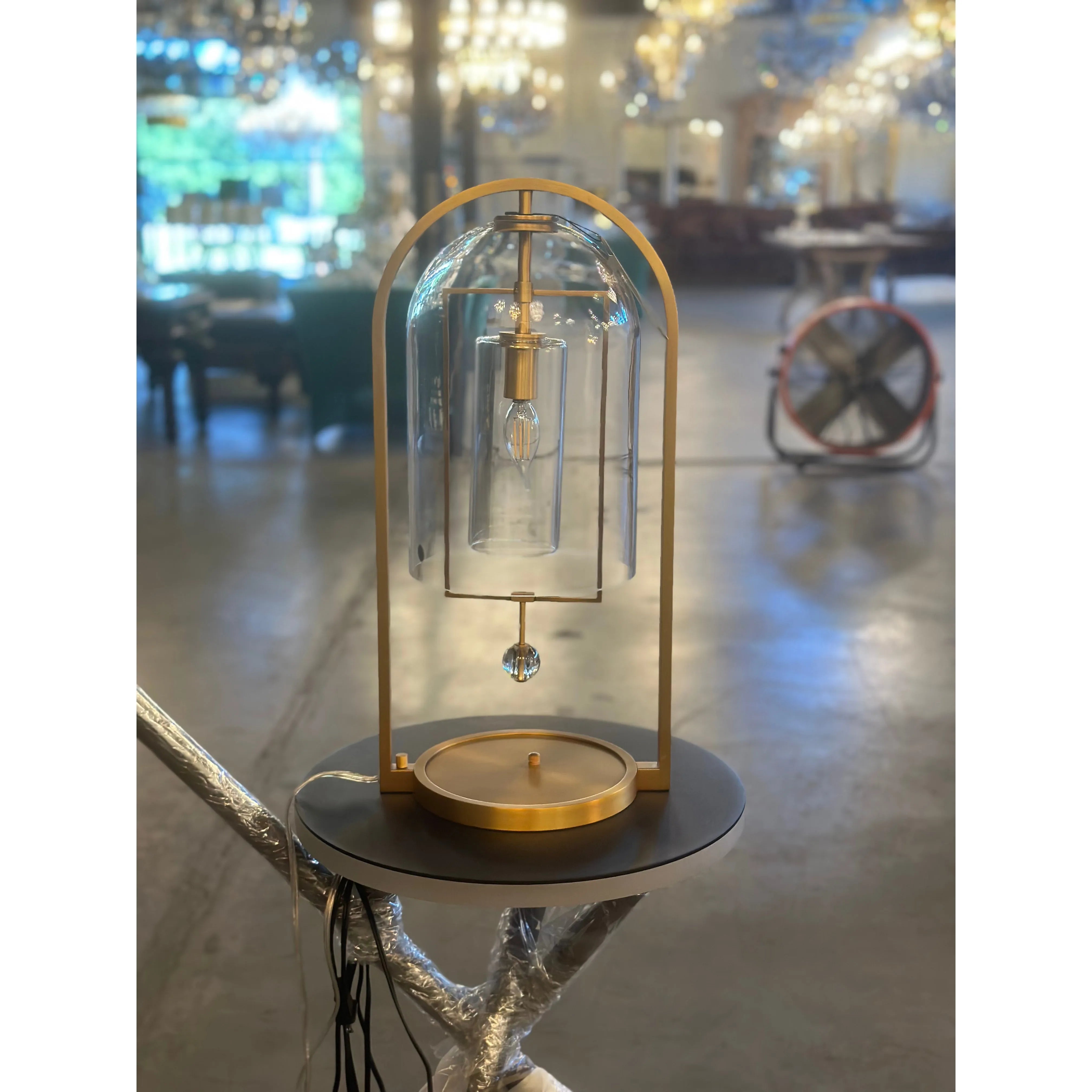 Bellhop Vintage Glass Table Lamp - Italian Concept