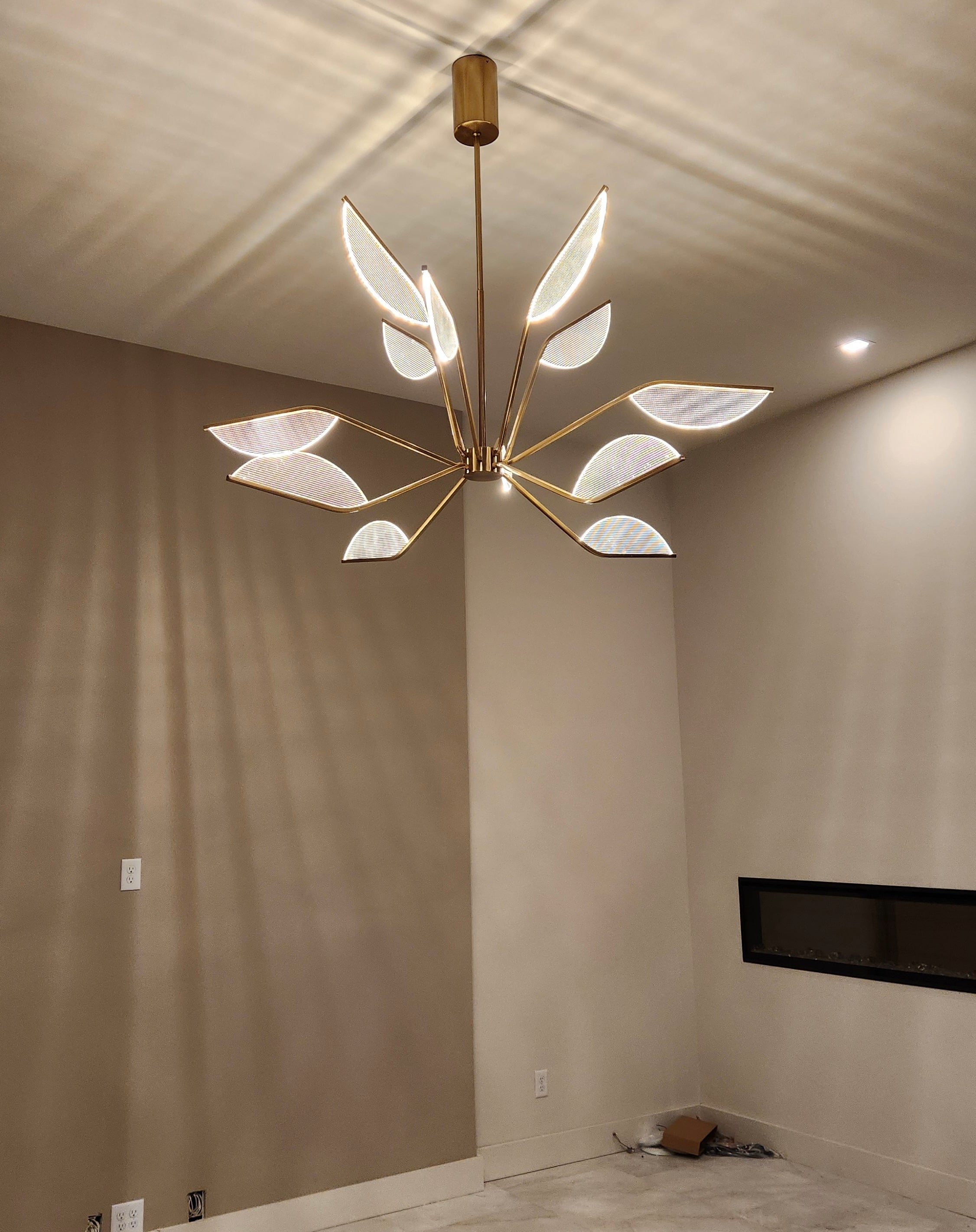 Chiari Flower Leaf LED Chandelier