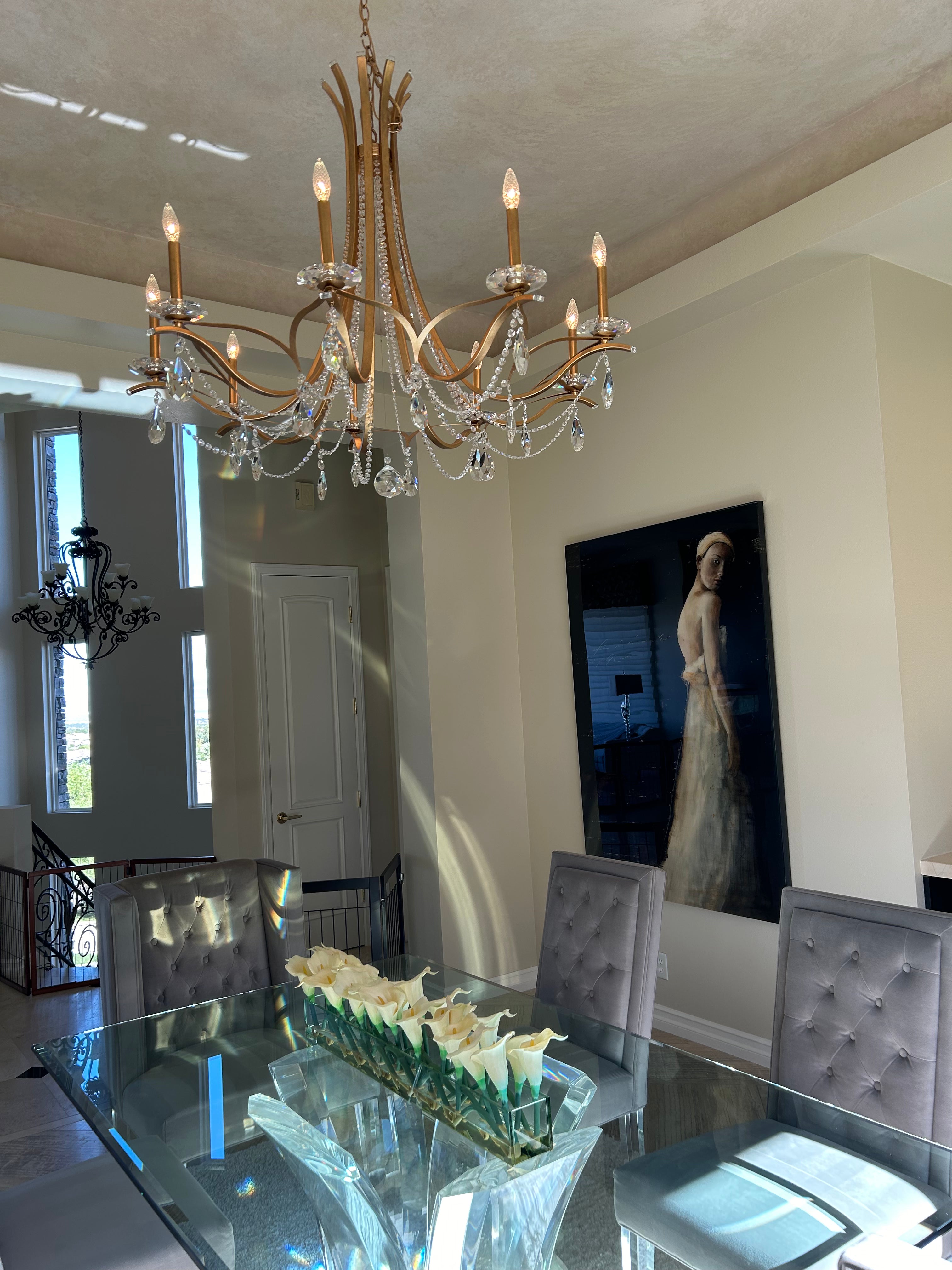 Bella Candelabra Crystal Chandelier