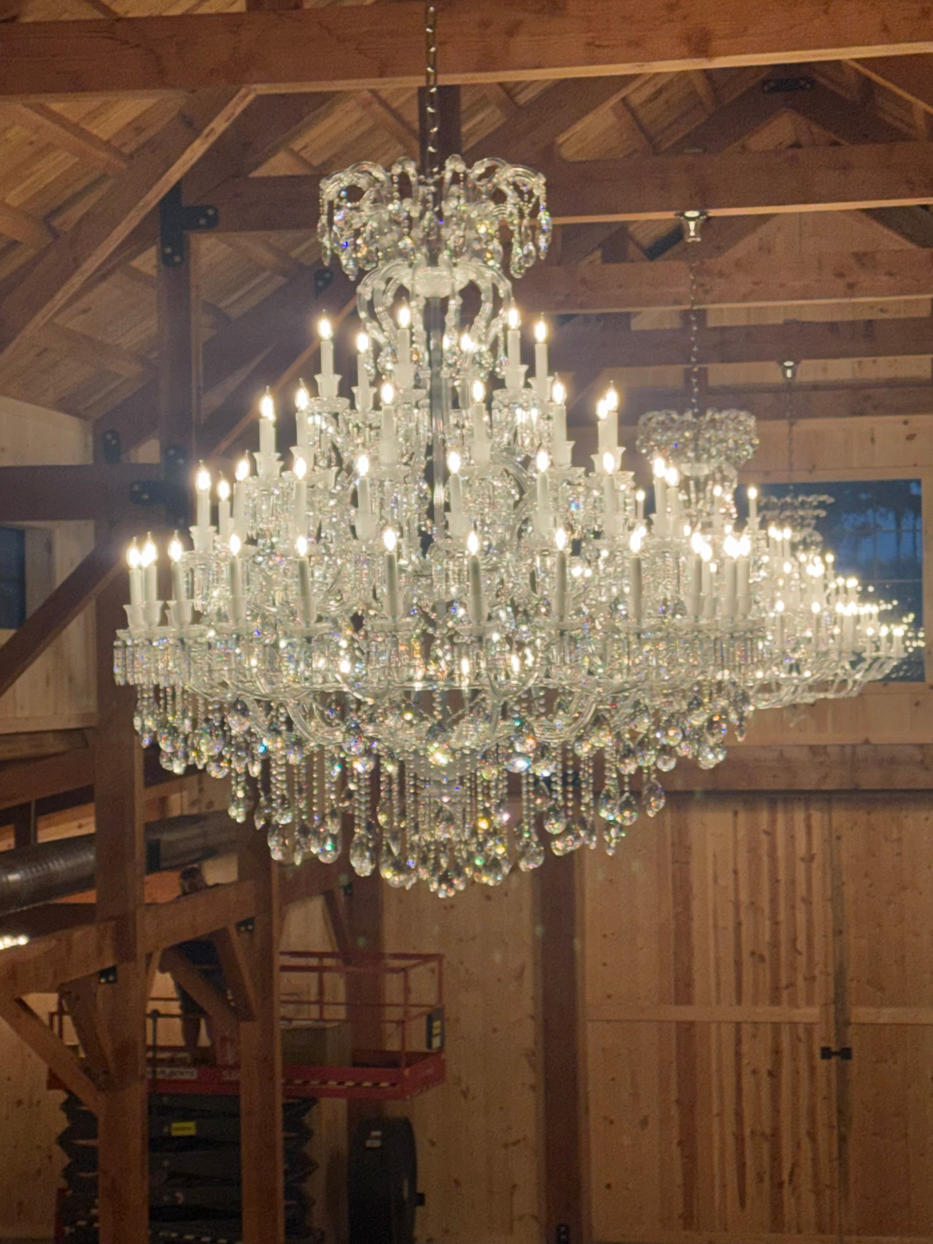 Allumage 66L Rococo/Maria Theresa Foyer Classic Crystal Chandelier