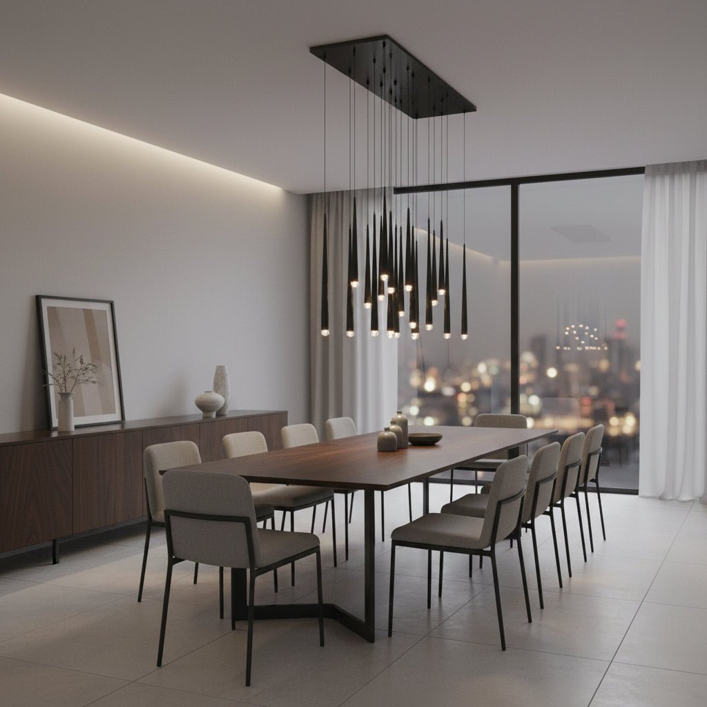 Anthropology Rectangle Tubular Pendant Light - Chandelier