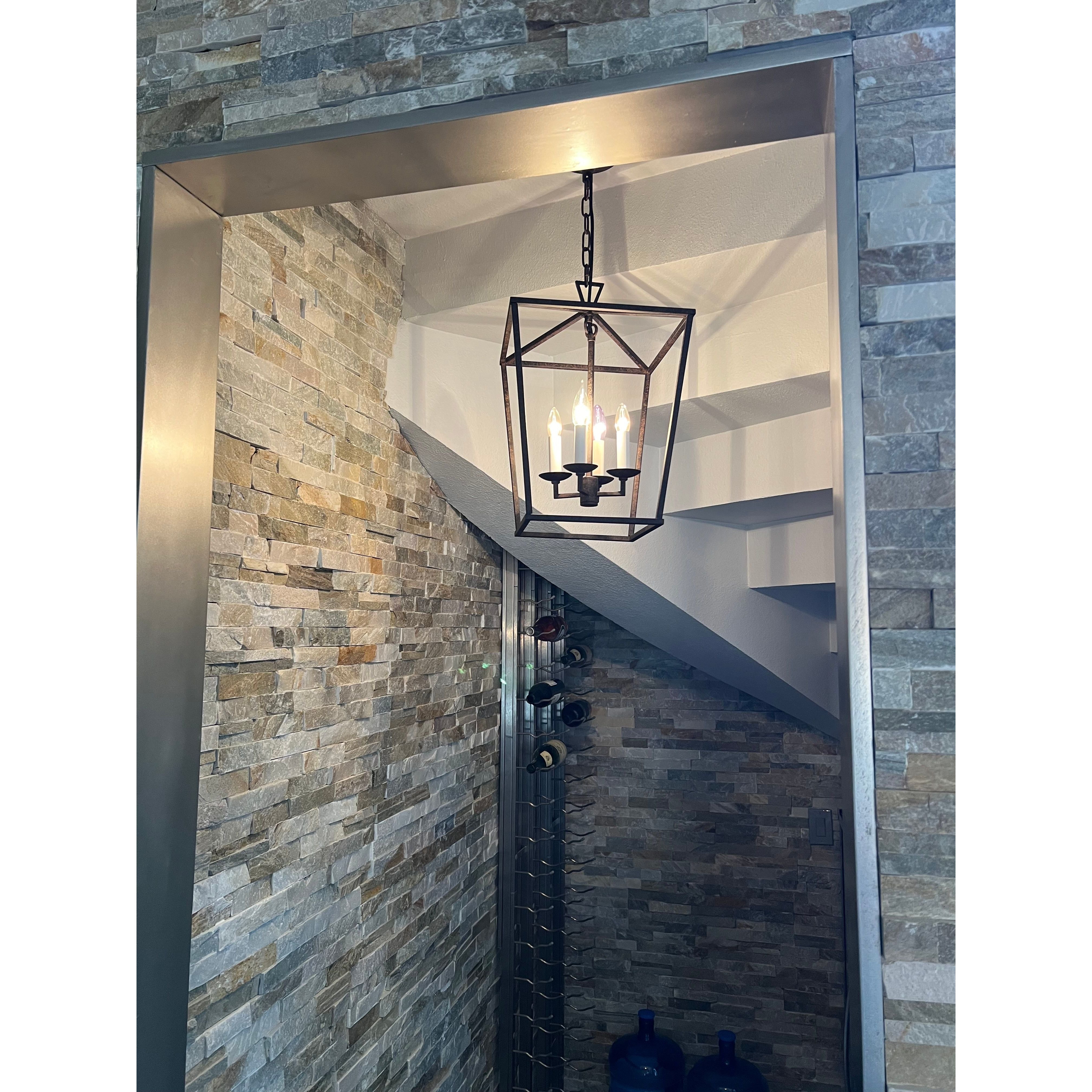 Chris Graff 4 Light 12"W Lantern Pendant Light