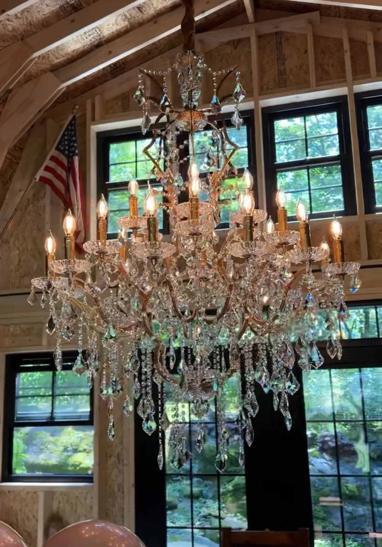 25 Light Maria Theresa Clear Crystal Chandelier