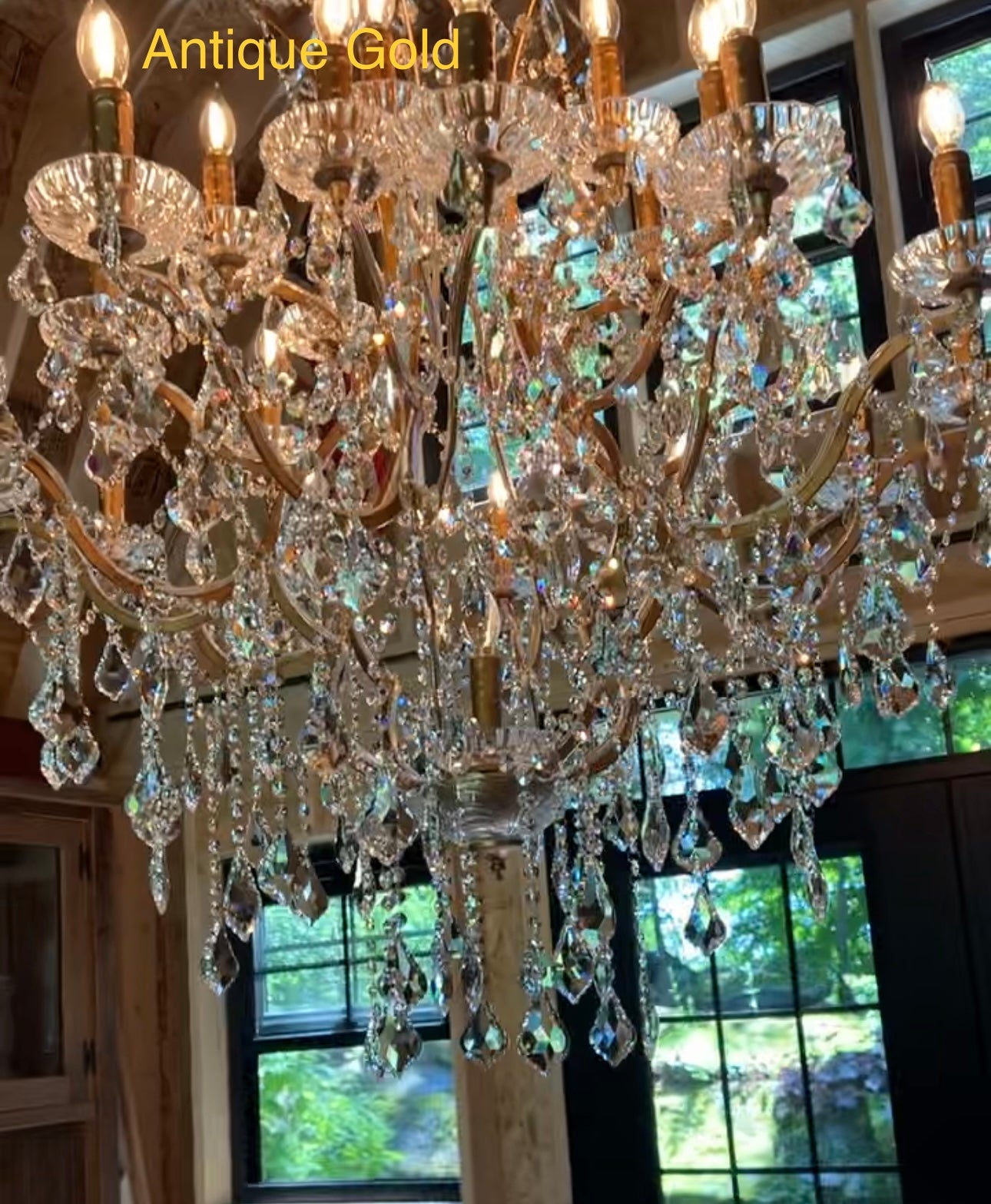 25 Light Maria Theresa Clear Crystal Chandelier