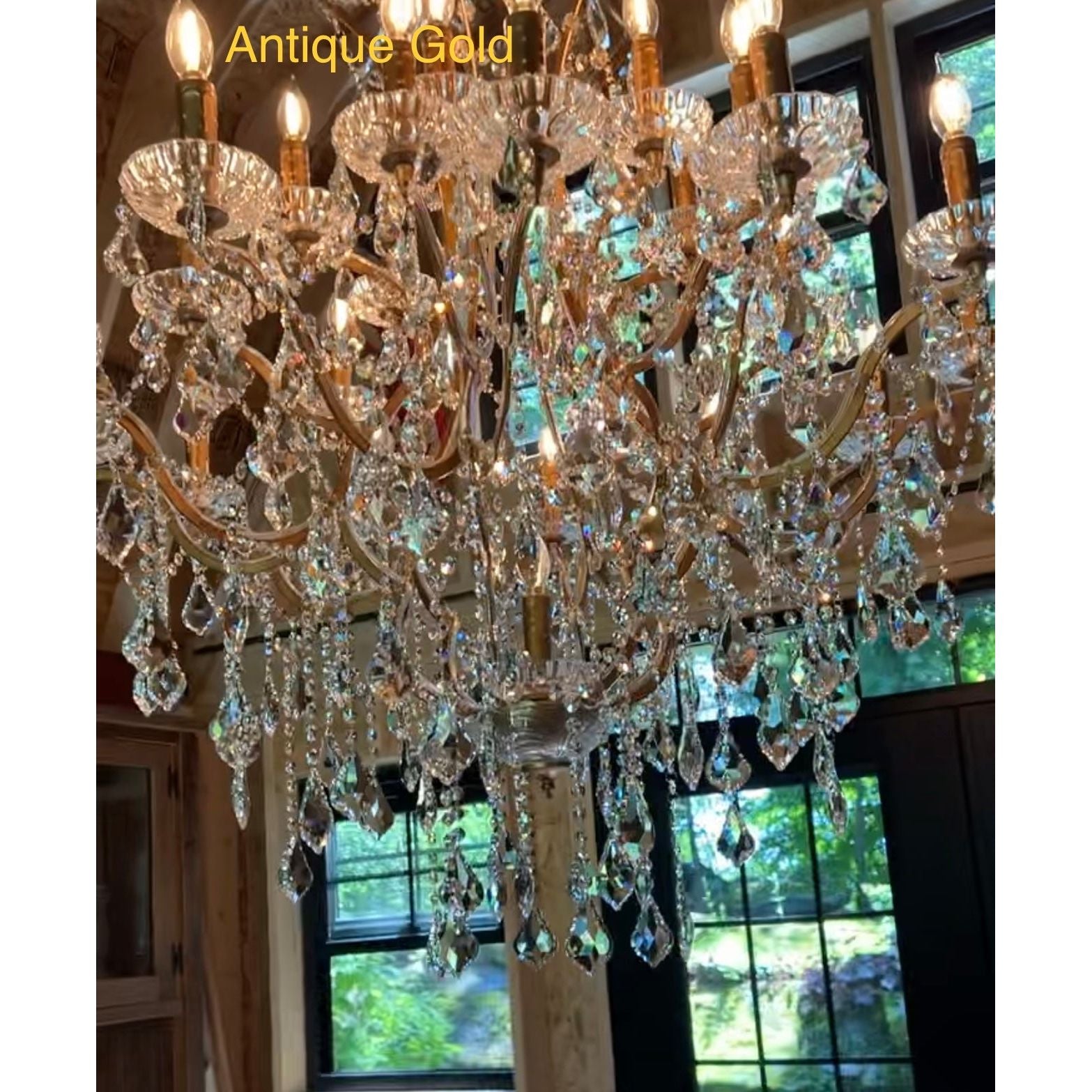 25 Light Maria Theresa Clear Crystal Chandelier