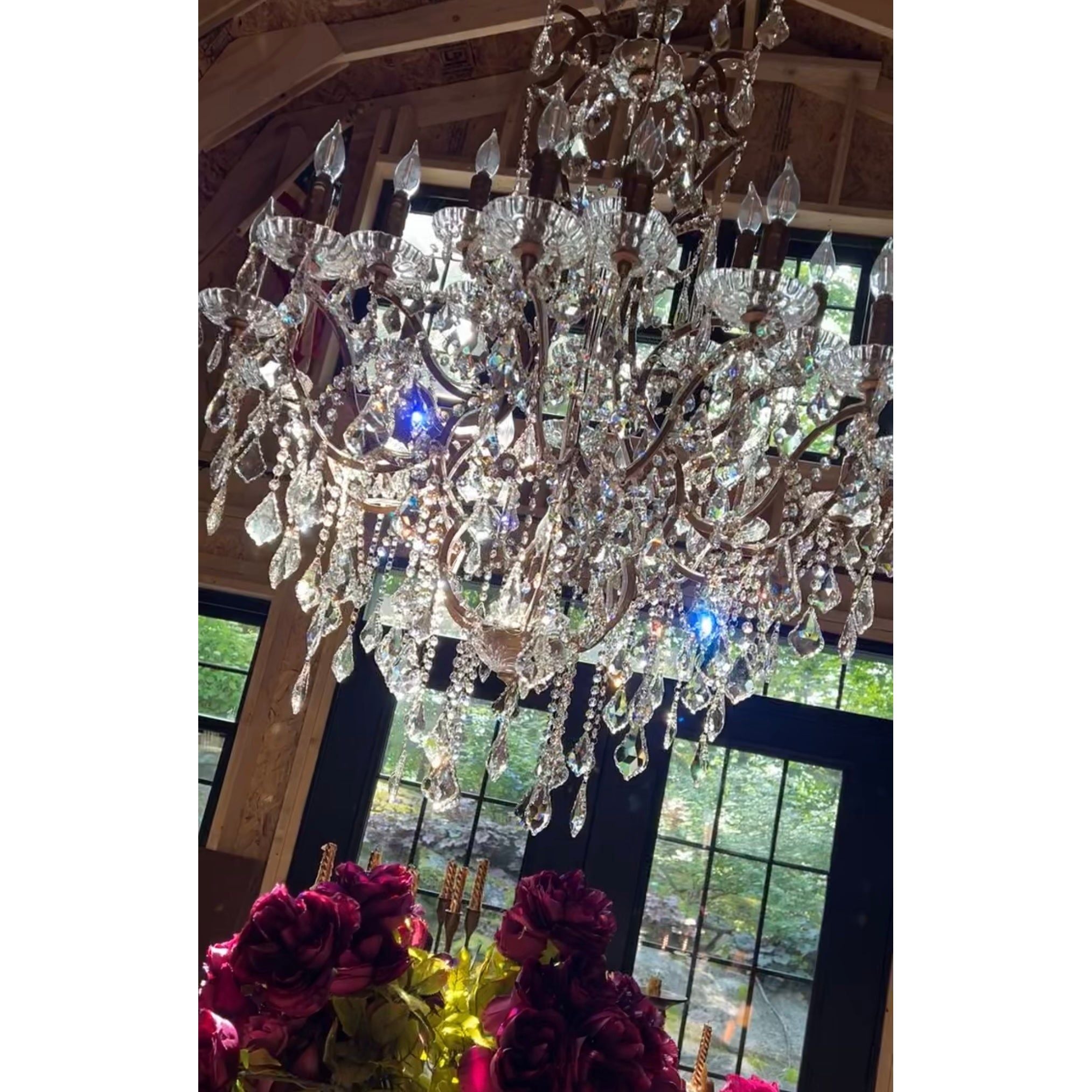 25 Light Maria Theresa Clear Crystal Chandelier