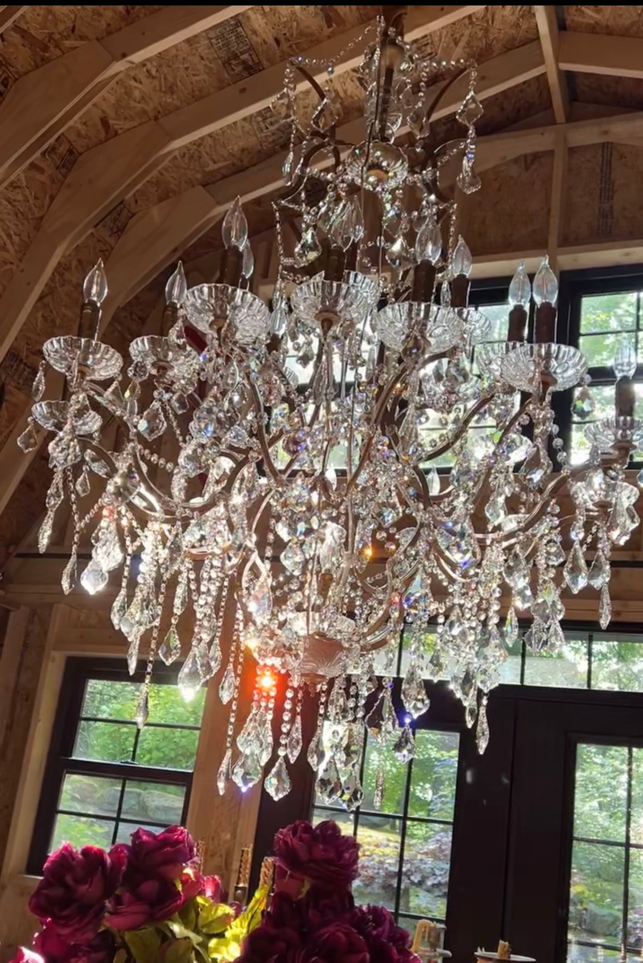 25 Light Maria Theresa Clear Crystal Chandelier