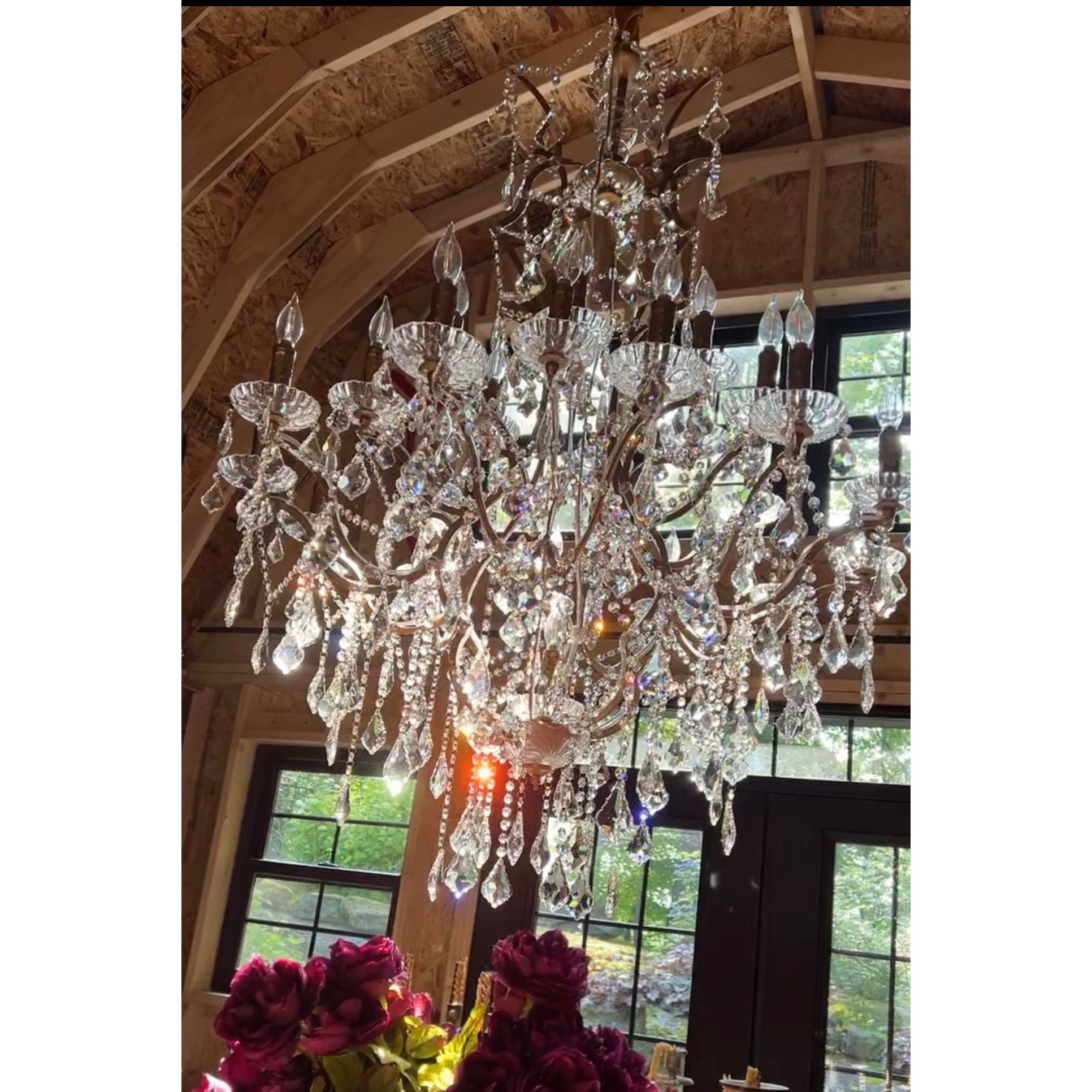 25 Light Maria Theresa Clear Crystal Chandelier