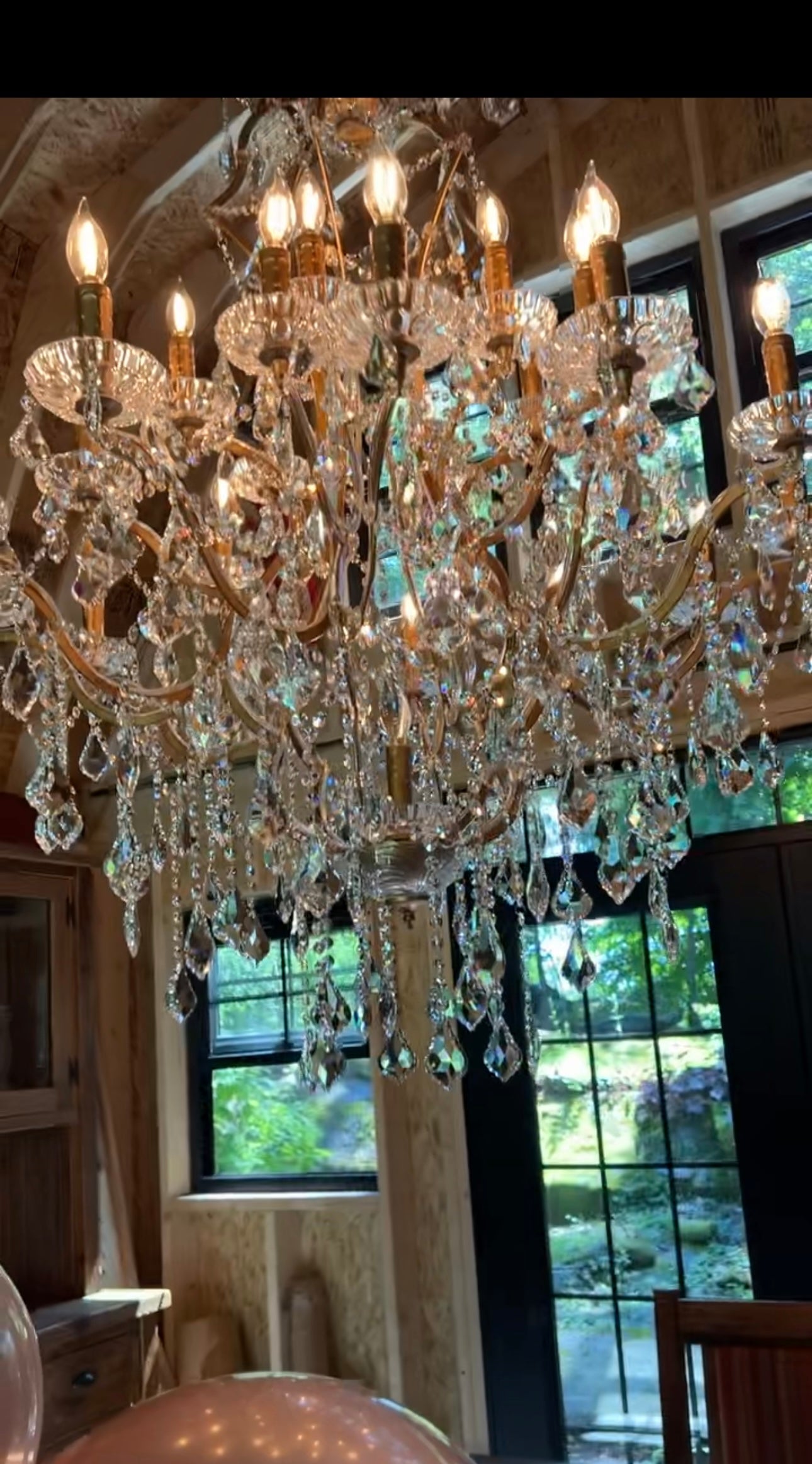 25 Light Maria Theresa Clear Crystal Chandelier