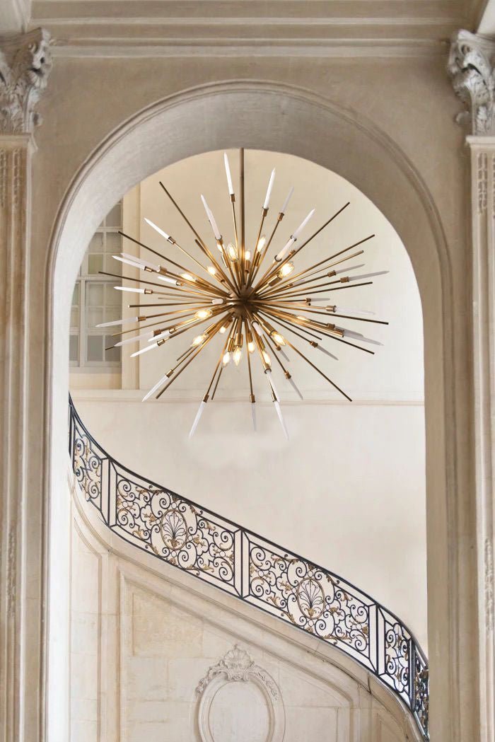 Marble Sputnik Starburst Chandelier - Italian Concept - Size