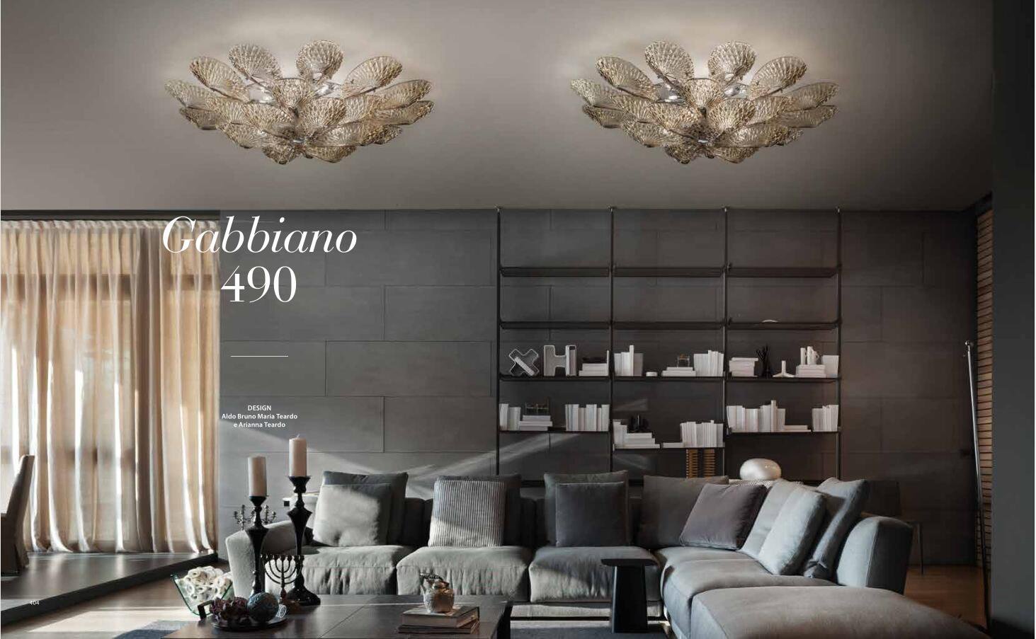 Flushmount Bella Murano Glass Flower Chandelier - Italian Concept