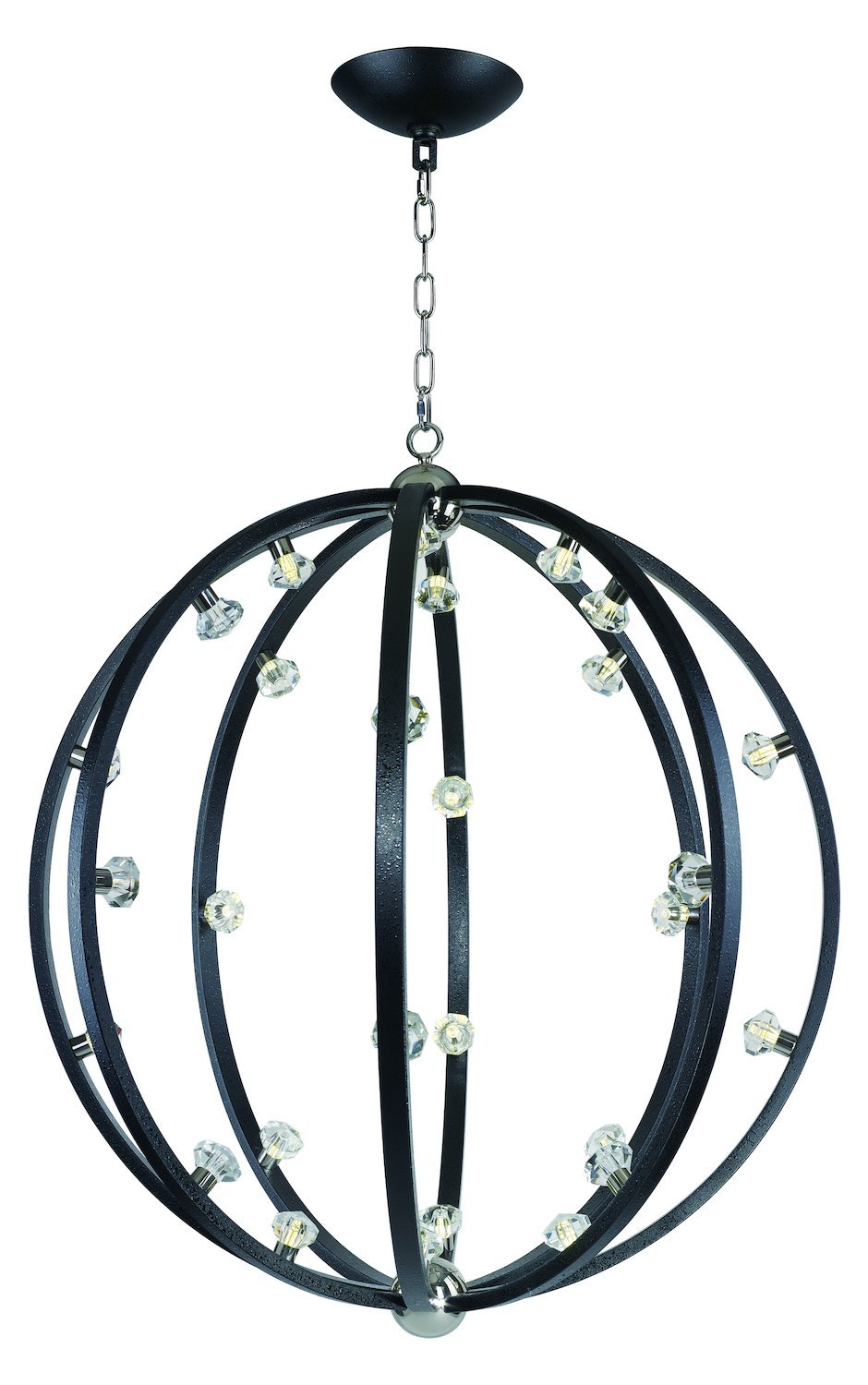 Luna Equinox LED Crystal Pendant chandelier - Italian Concept