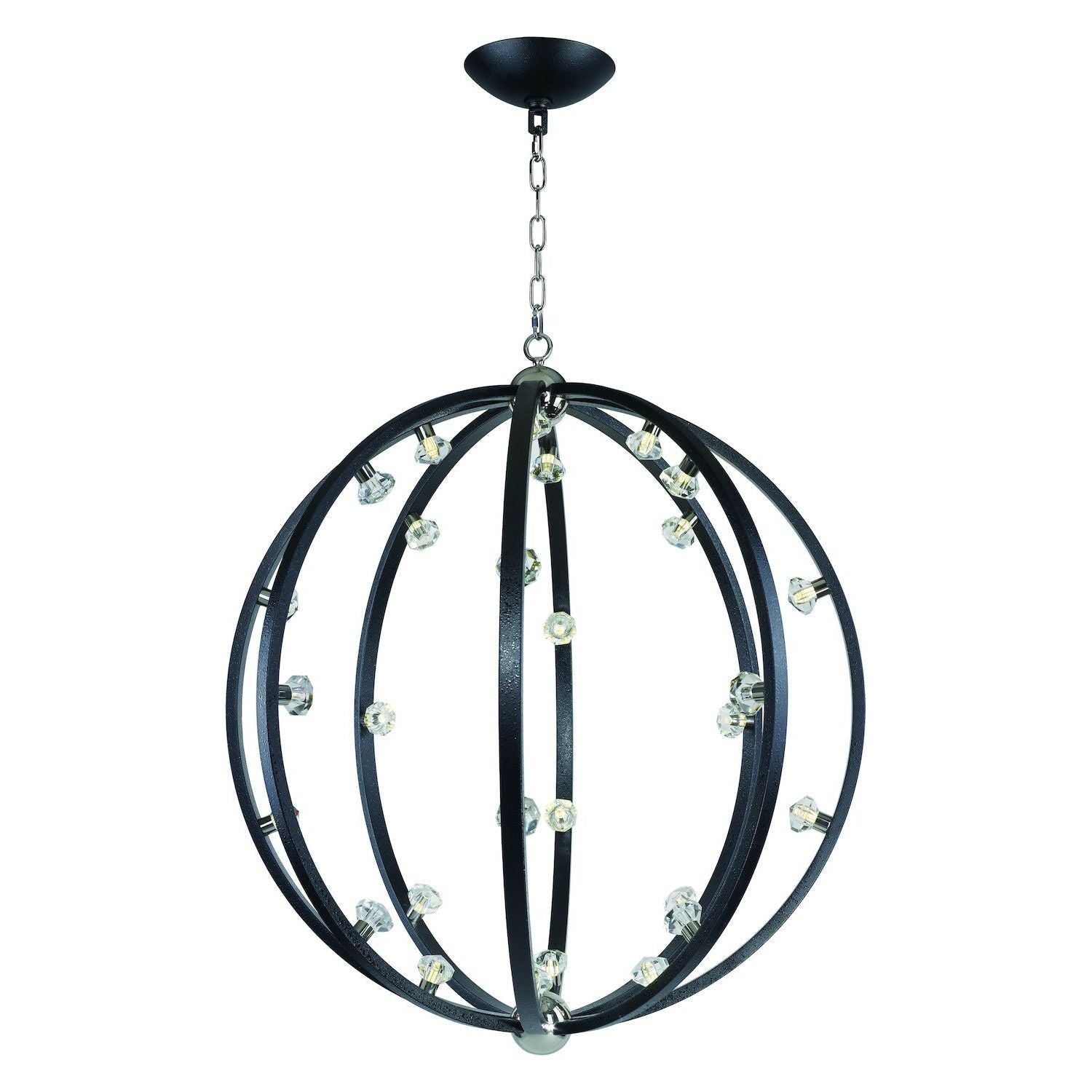 Luna Equinox LED Crystal Pendant chandelier - Italian Concept