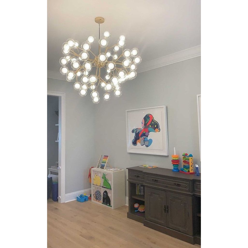 Ivana Branching Glass Globe Bubble Chandelier - Italian Concept