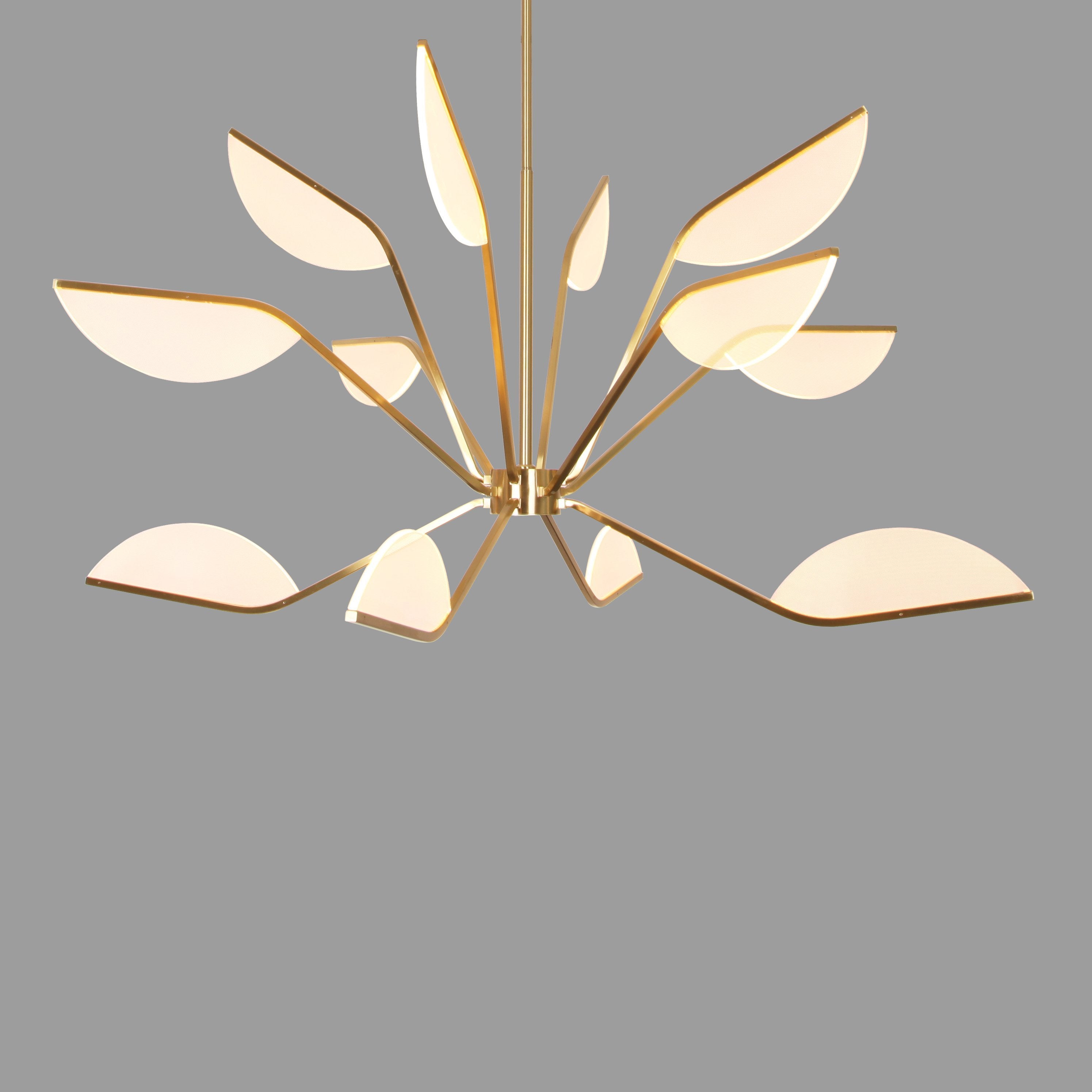 Chiari Flower Leaf LED Chandelier - Italian Concept - 