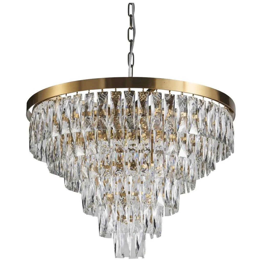 Glacier Odeon Crystal Fringe Chandelier