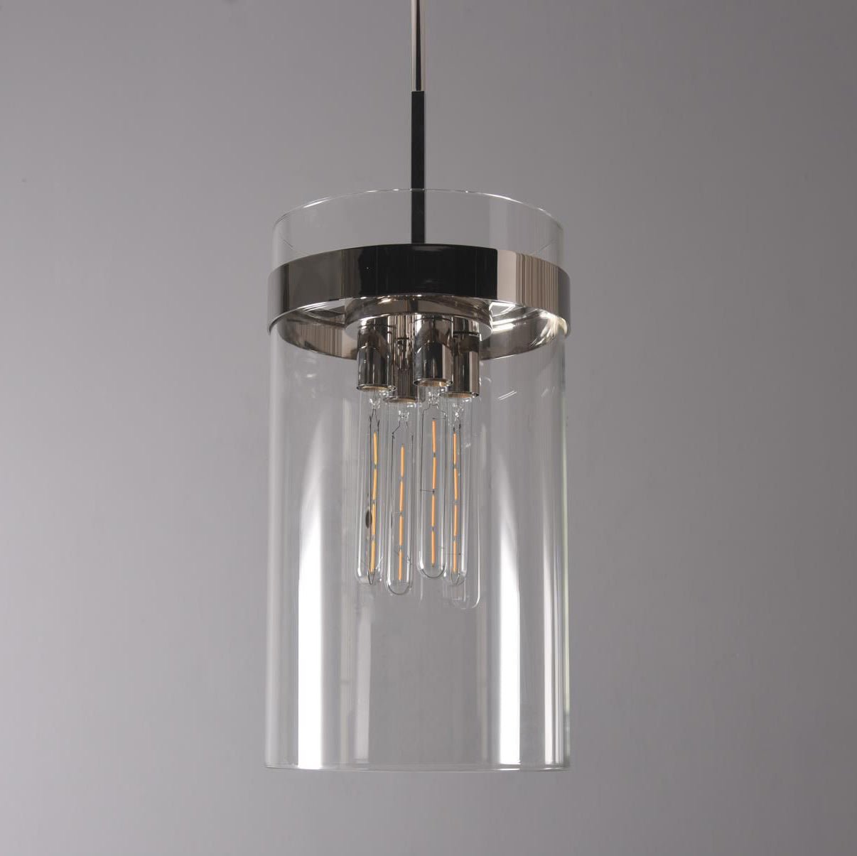 Armature Cylinder Glass Pendant Light - Italian Concept