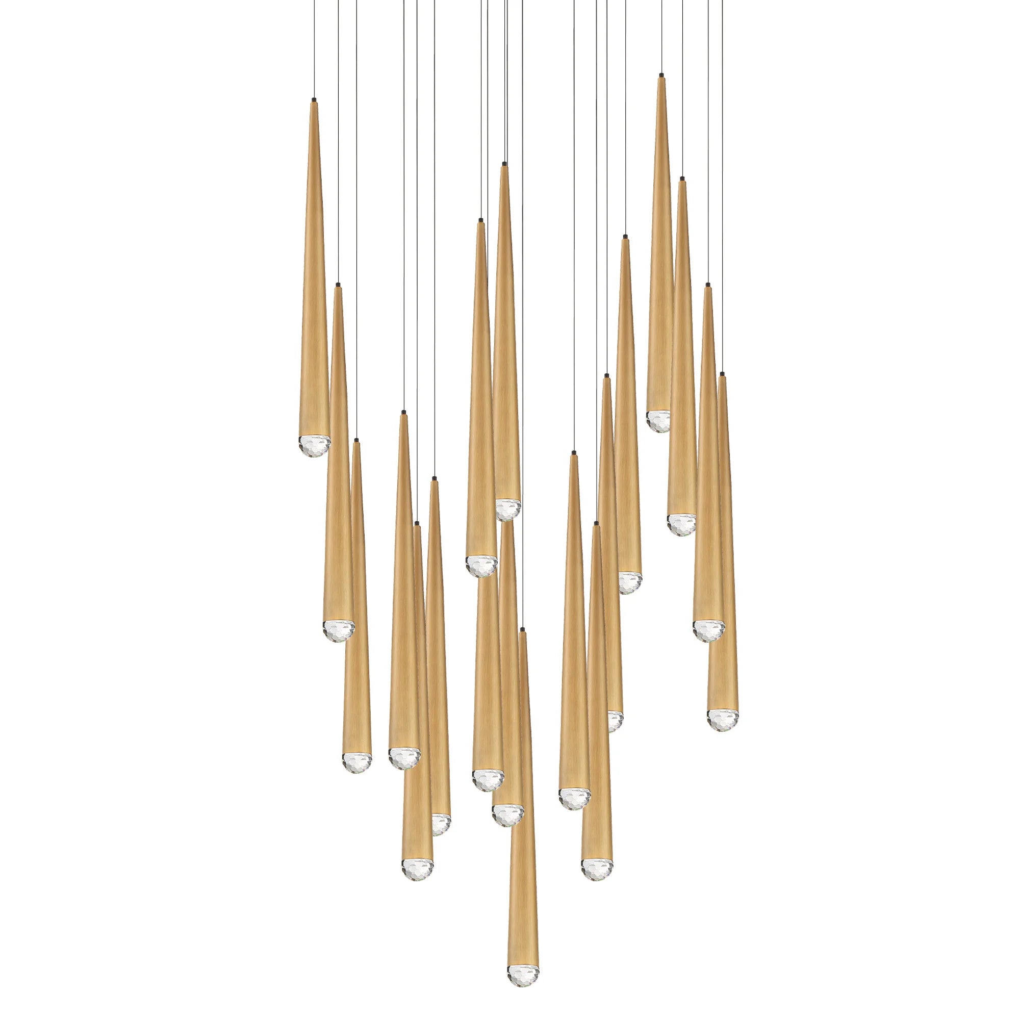 Anthropology Square Cluster Tubular Pendant Light - Italian Concept