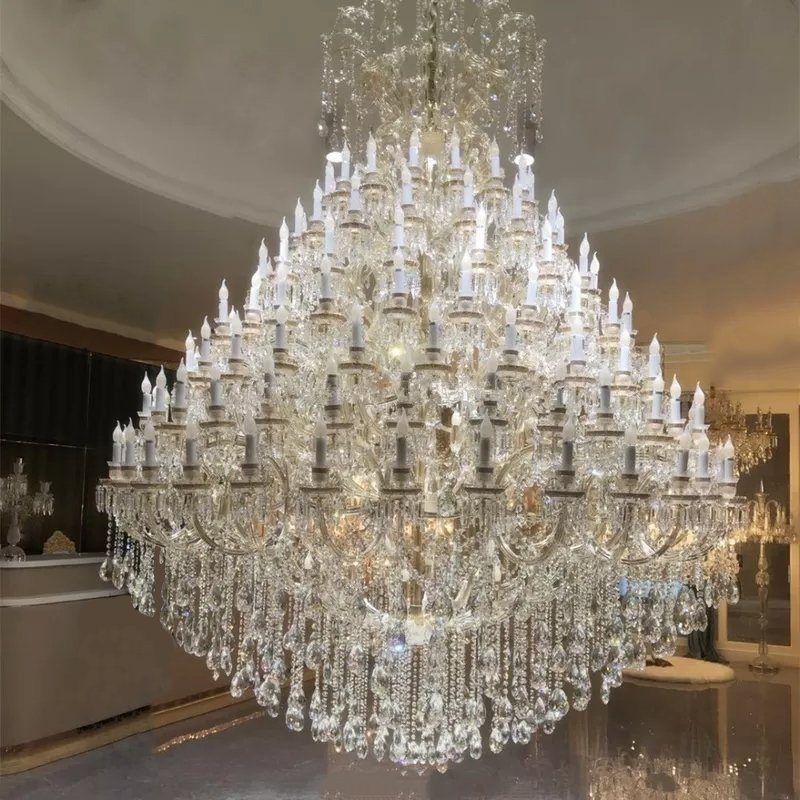 66L Rococo Foyer Classic Crystal Chandelier - Italian Concept - 