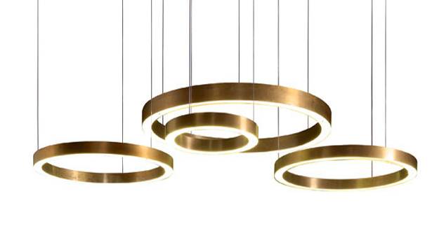 Liana Round 4-Ring Cascade LED Chandelier - Italian Concept - 