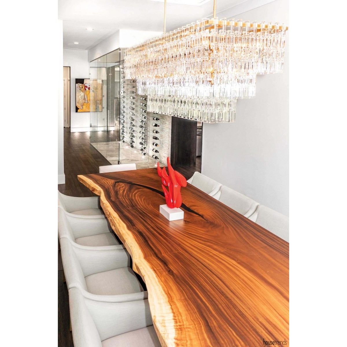 Kensington Rectangle Crystal Chandelier - Italian Concept