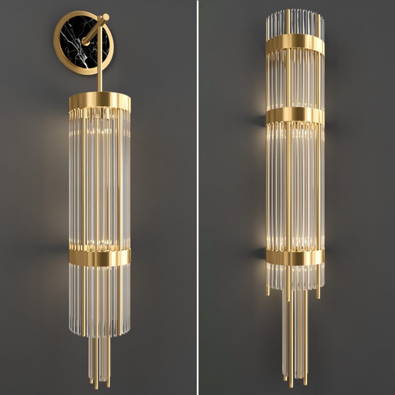 Telar 48"H Vertical Hanging Sconce - Italian Concept - 