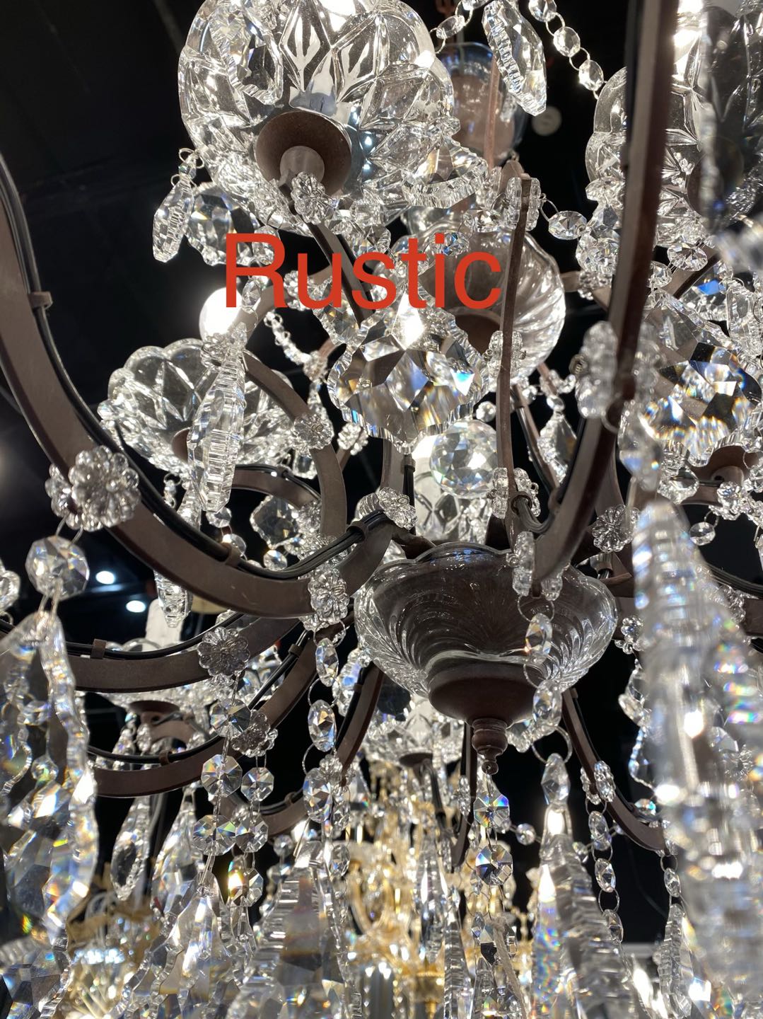 50 Light 60” Rococo Maria Theresa Crystal Chandelier - Italian Concept - 