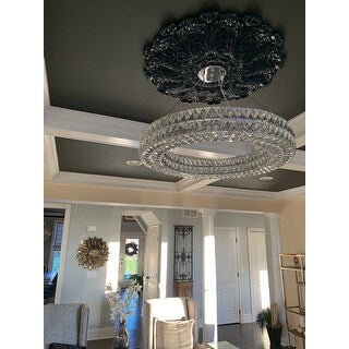 Mia Round Crystal Ring Chandelier - Italian Concept