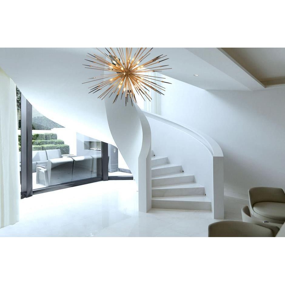 Marble Sputnik Starburst Chandelier - Italian Concept - Size