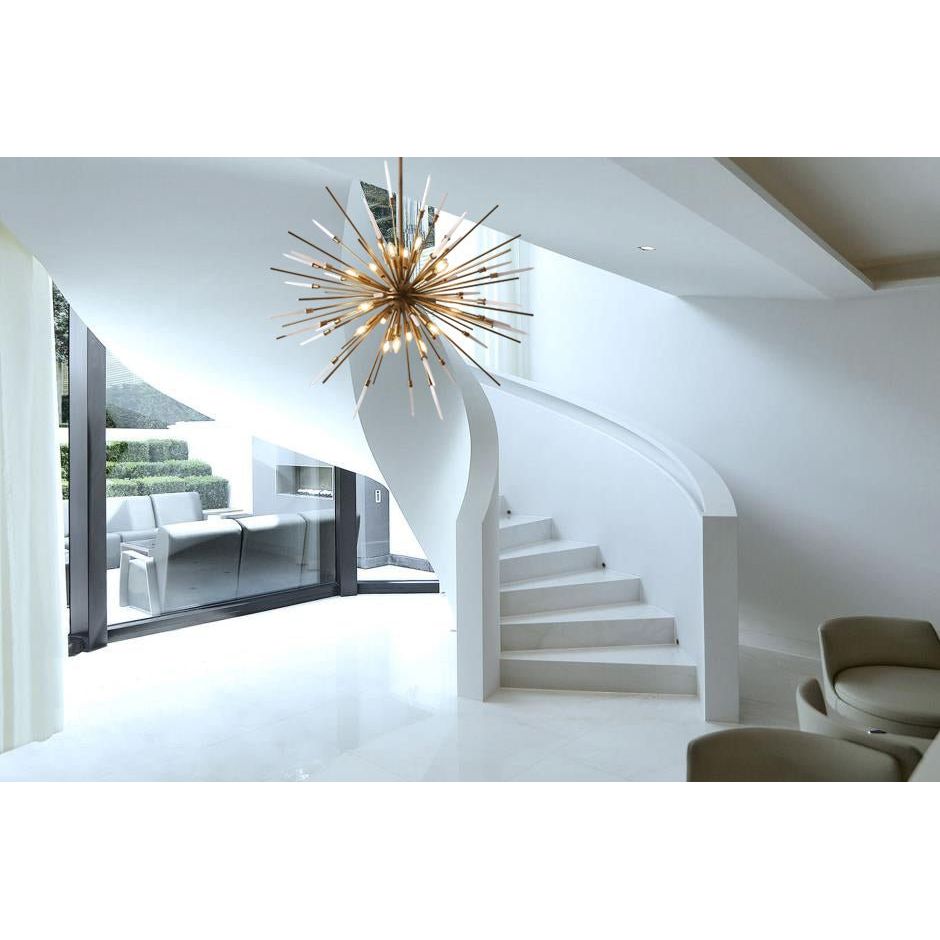 Marble Sputnik Starburst Chandelier - Italian Concept - Size