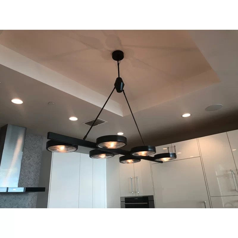 Maplewood 6-Light Kitchen Island Pendant - Italian Concept