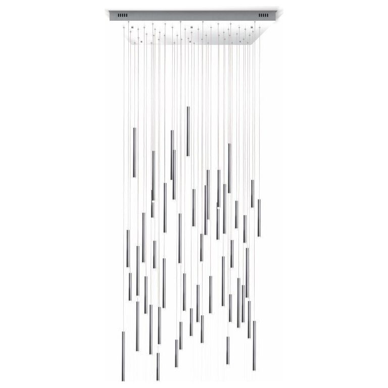 Bellini Square Tubular Pendant Light Chandelier - Italian Concept - 