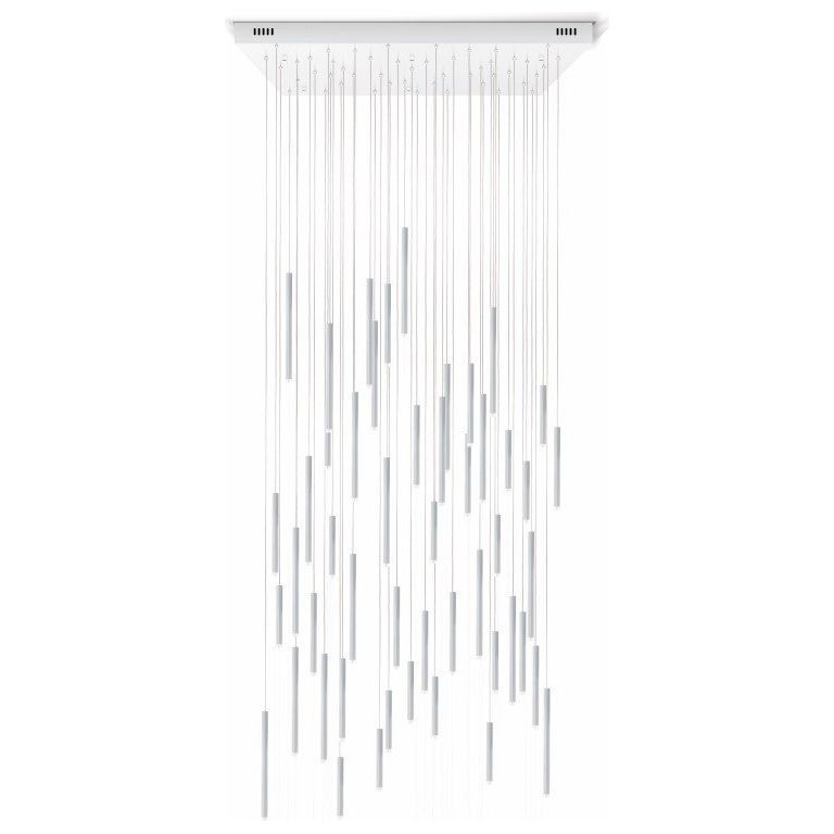 Bellini Square Tubular Pendant Light Chandelier - Italian Concept - 