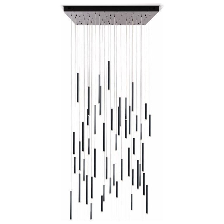 Bellini Square Tubular Pendant Light Chandelier - Italian Concept - 