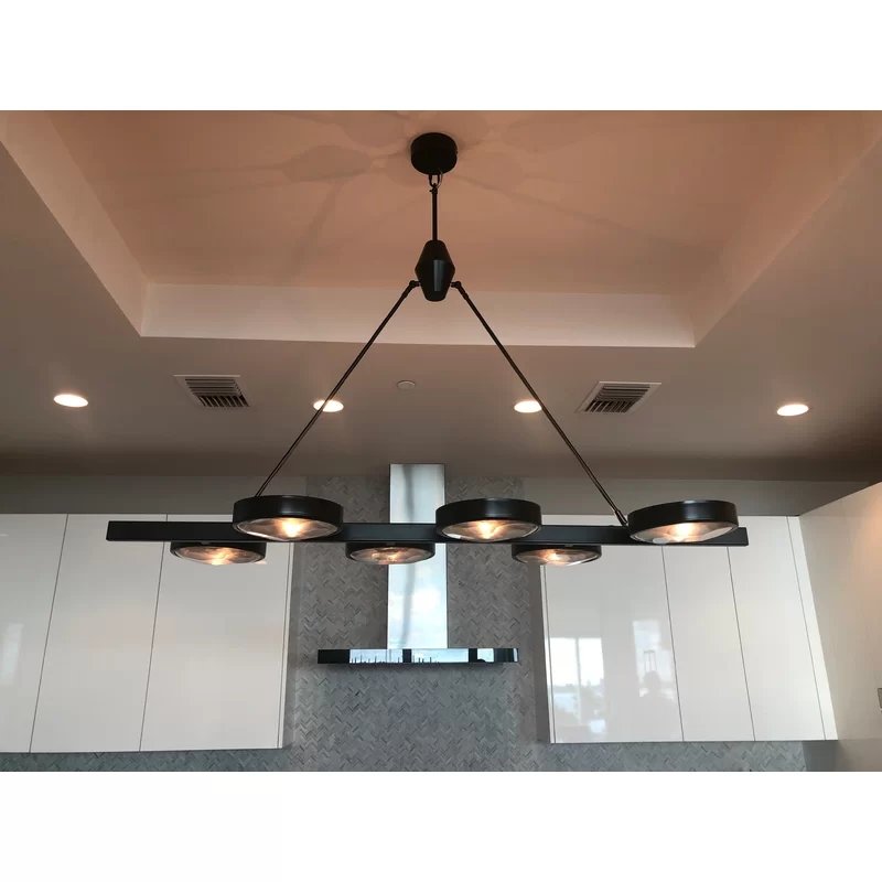 Maplewood 6-Light Kitchen Island Pendant - Italian Concept