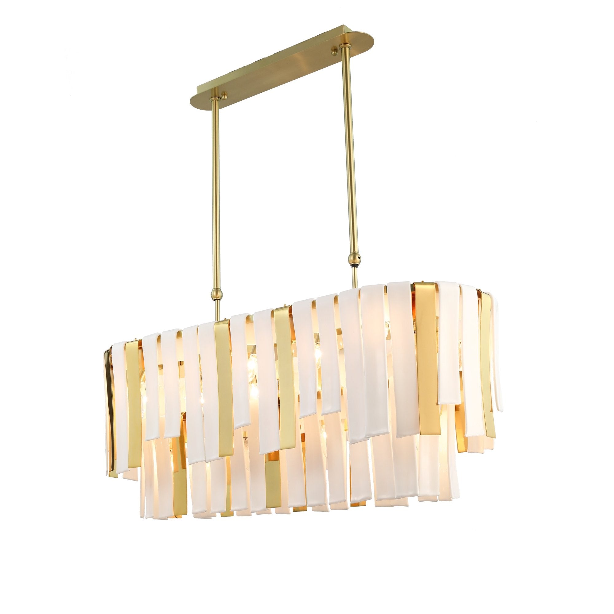 Amaterasu 3-Tier Rectangular Chandelier - Italian Concept