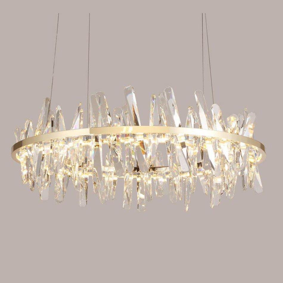 Beneteau Crystal Round Ring LED Chandelier - Italian Concept - 