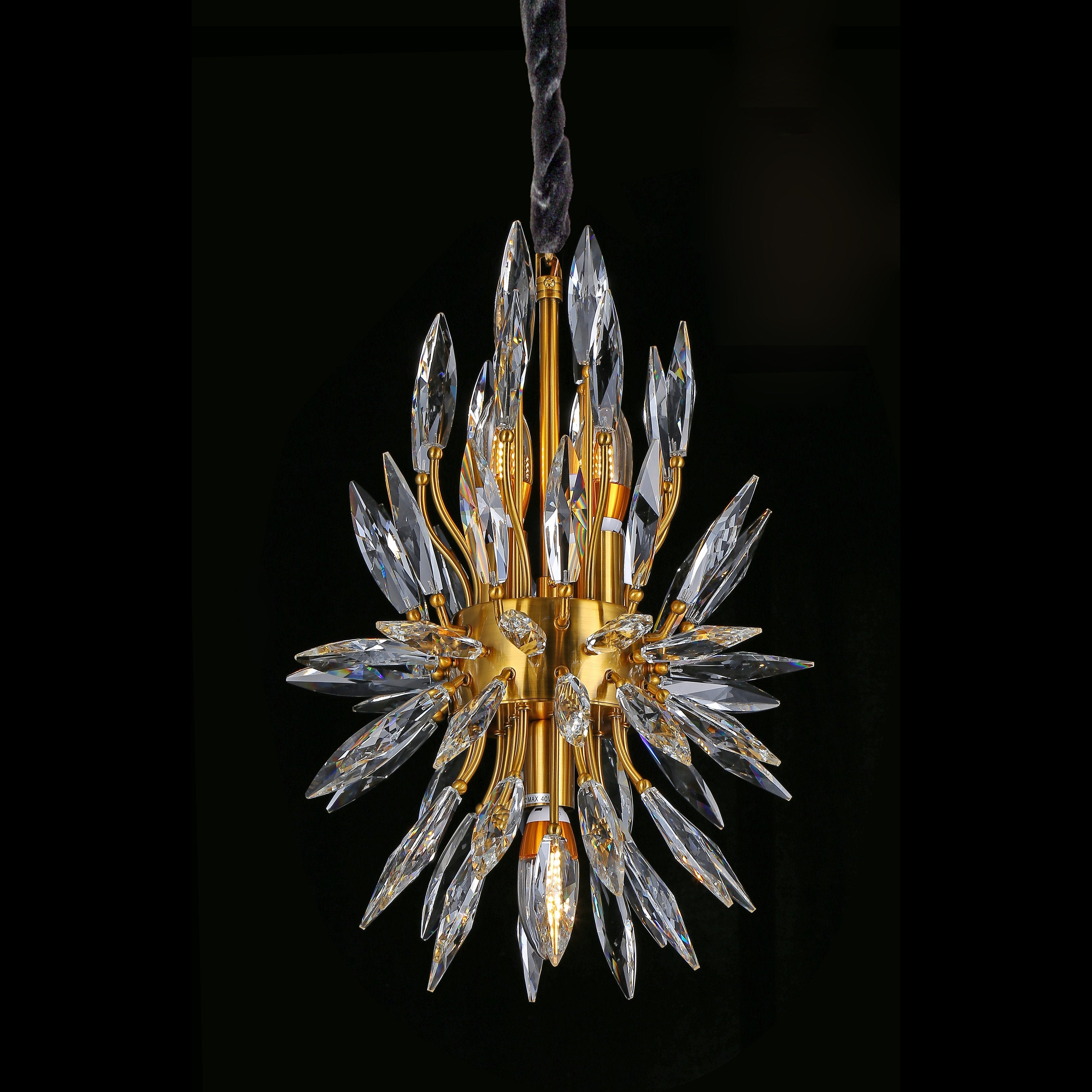 Lily Starburst Crystal Sputnik Chandelier - Italian Concept