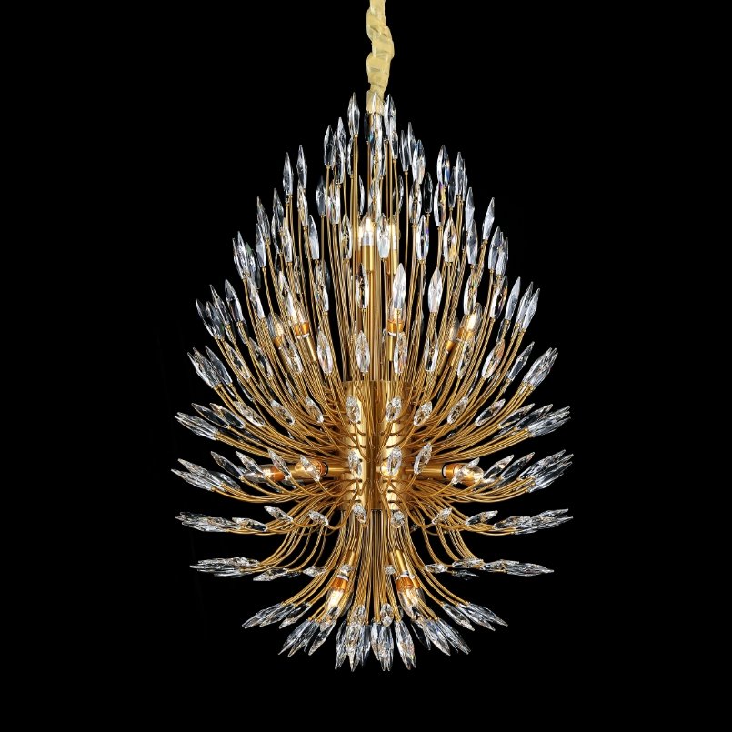 Lily Starburst Crystal Sputnik Chandelier - Italian Concept