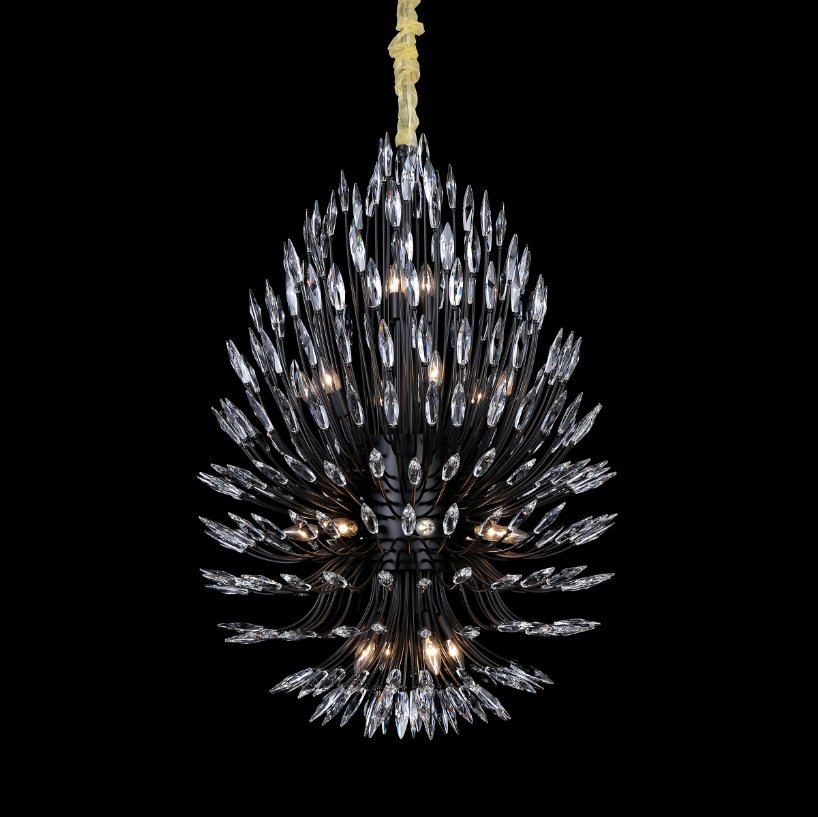 Lilyy Starburst Crystal Sputnik Chandelier - Italian Concept