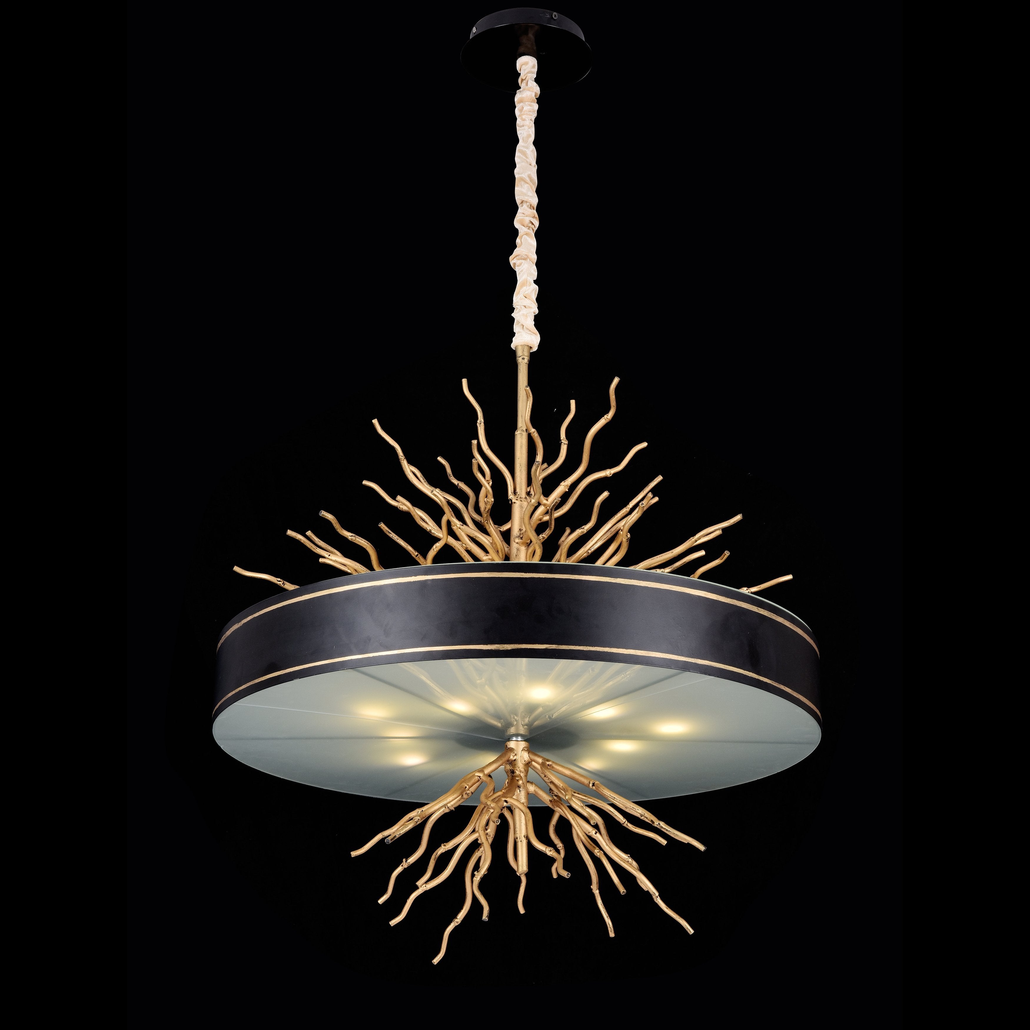 Organic Drum Branching Pendant Light 8031-700 - Italian Concept