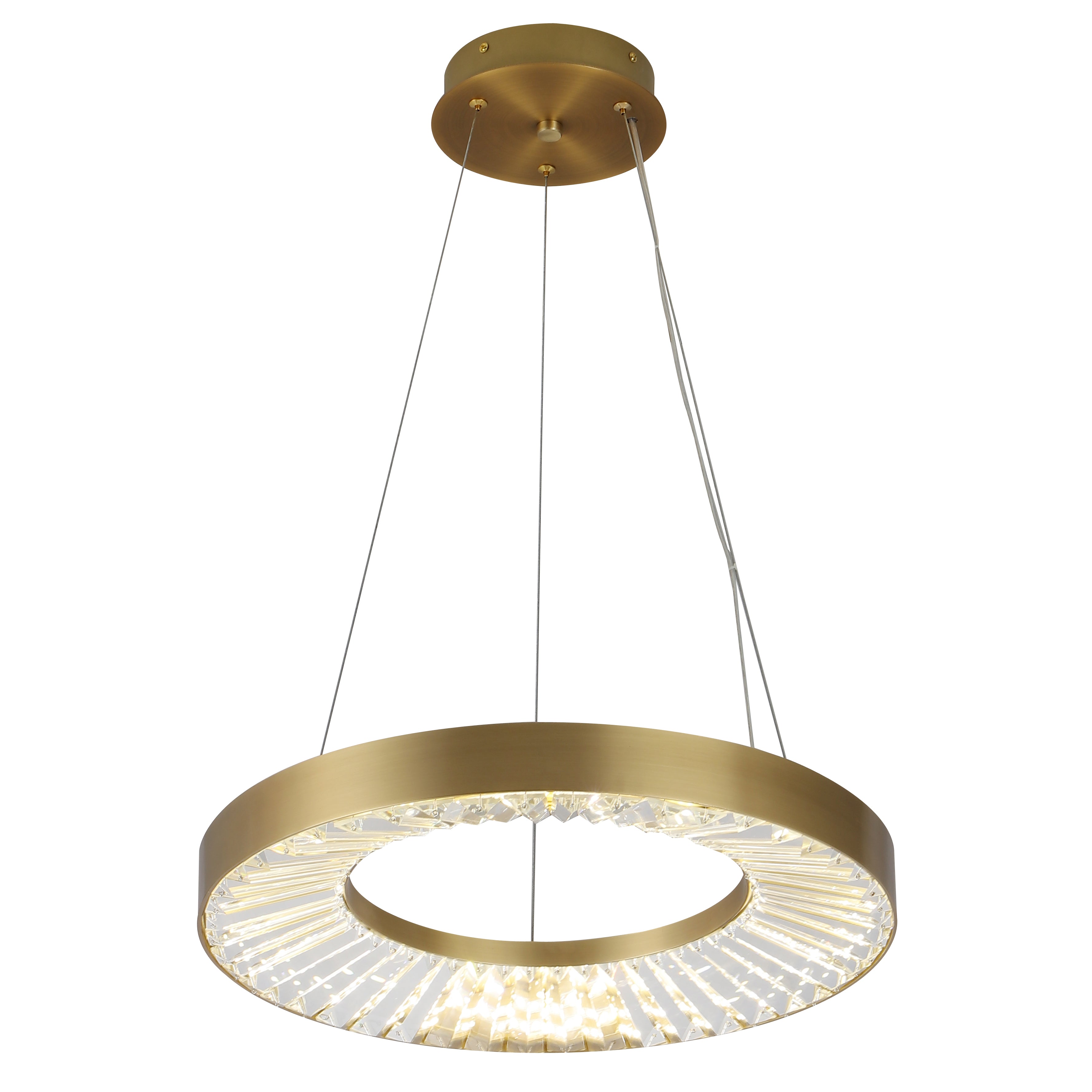 Liam Tiered Round Ring LED Chandelier - Italian Concept