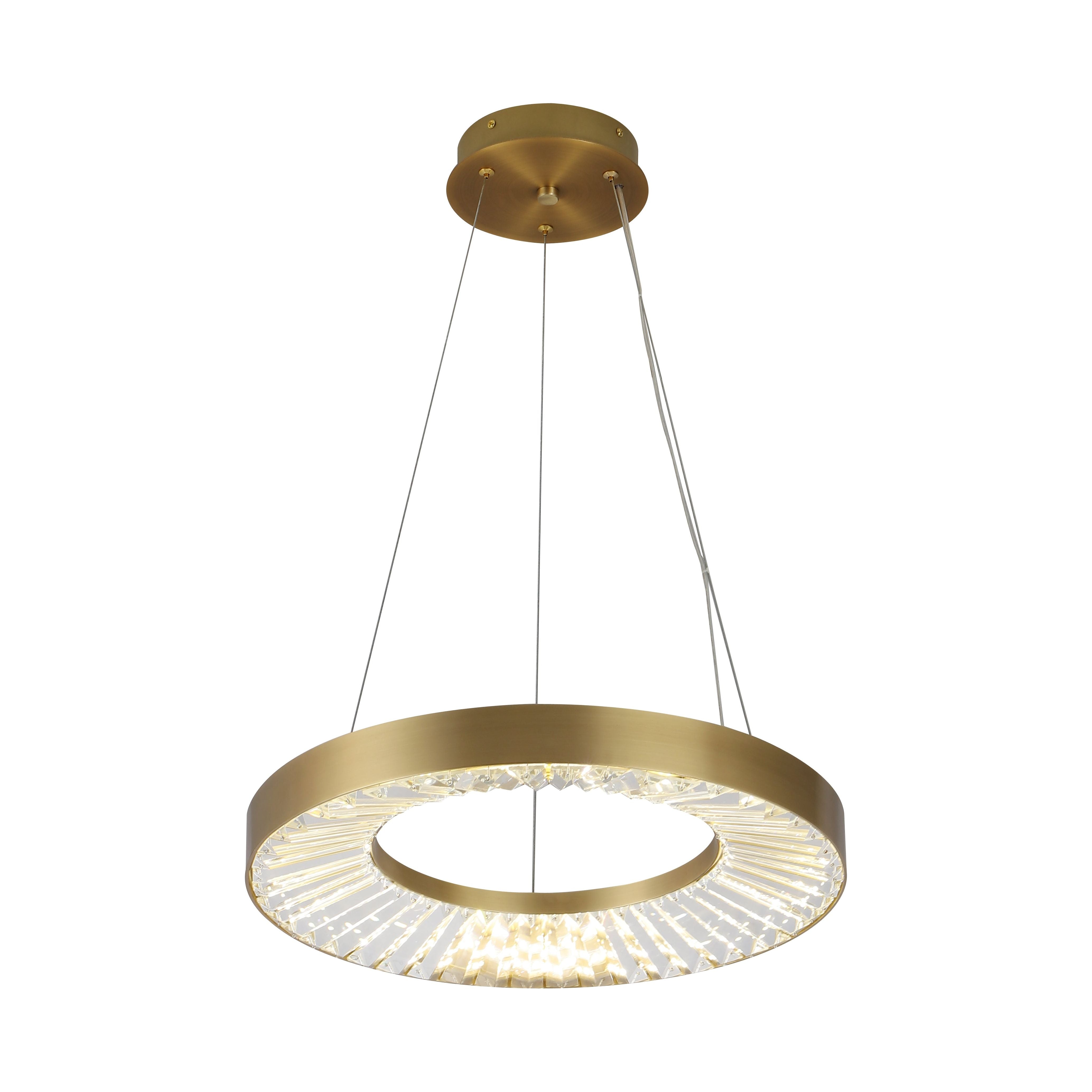 Liam Tiered Round Ring LED Chandelier - Italian Concept