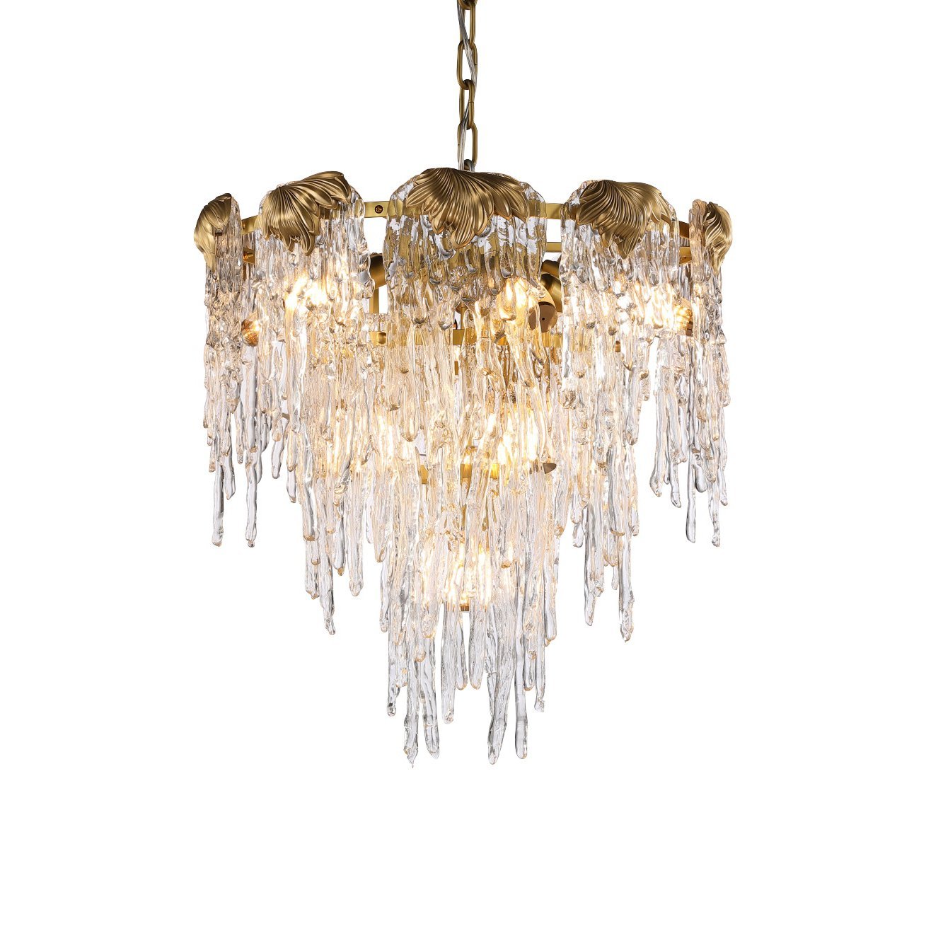 Aletta Melting Drop Crystal Glass Chandelier - Italian Concept - 