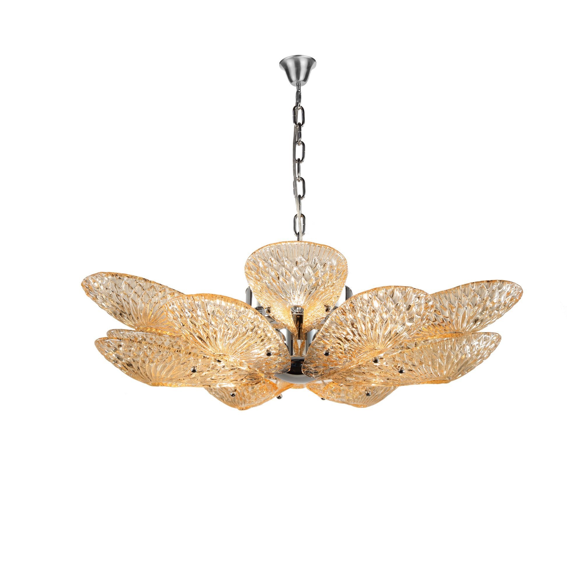 Bella Murano Glass Flower Chandelier - Italian Concept - 